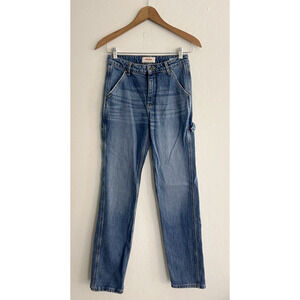 Wrangler Jeans 2 - 26 x 32 Mid Rise Loose Straight Cargo Pocket Logo Pockets